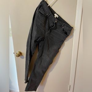 H&M Faded black jeans